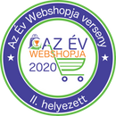 Az Év Webshopja verseny II. helyezett 2020