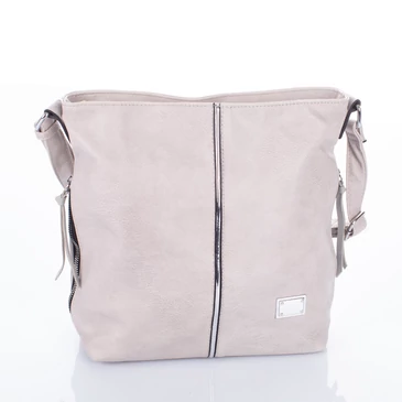 Sokzsebes  női oldaltáska szürke színben 2294