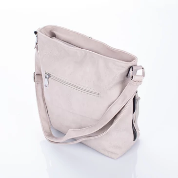 Sokzsebes  női oldaltáska szürke színben 2294
