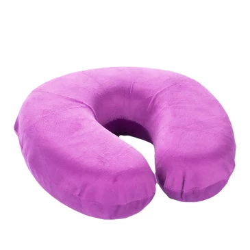 Pihe puha plüss  nyakpárna lila színben