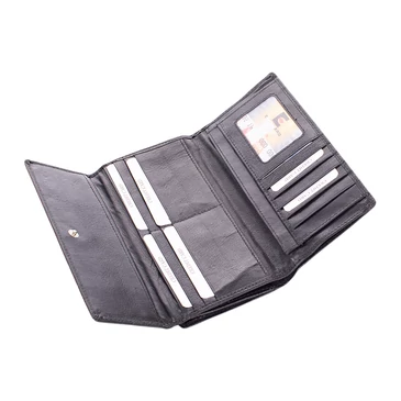 Különleges virágos bőr pénztárca sok kártyatartóval