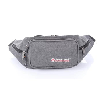 AdventureR nagyméretű övtáska szürke színben AT5307