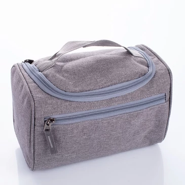 Kozmetikai táska szürke színben