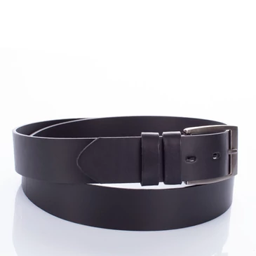 CezMar Valódi bőr férfi öv méret 95 cm fekete színben