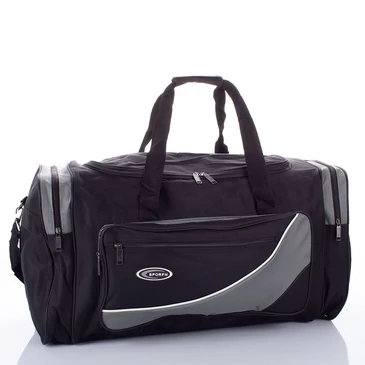 Sport és Utazótáska nagyméretű fekete-szürke színben