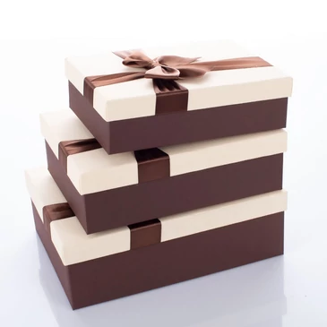 Ajándékdoboz szett masnis 3 darabos