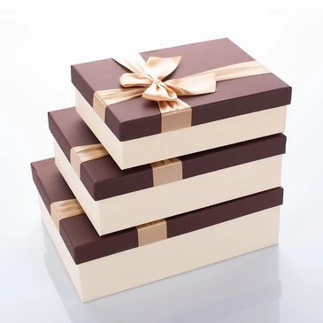 Ajándékdoboz szett masnis 3 darabos