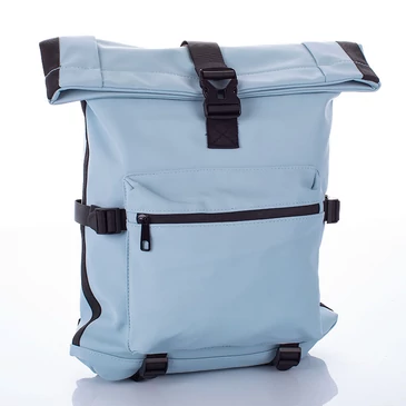 Kék vízálló többzsebes laptoptartós hátizsák