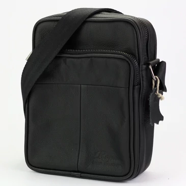 Gregorio férfi oldaltáska fekete színben 