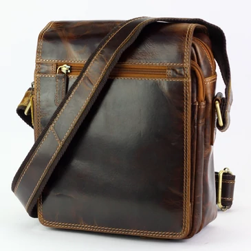 Wild Elegáns Férfi Bőr Oldaltáska