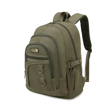 Outdoor Ultraerős vászon hátizsák khaki színben