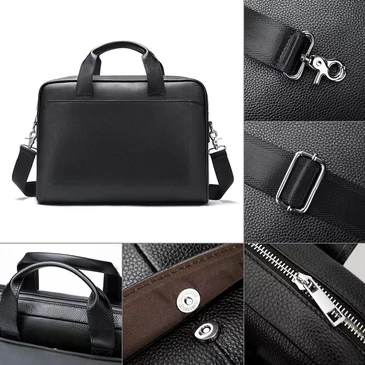 Üzleti táska sötétbarna színben