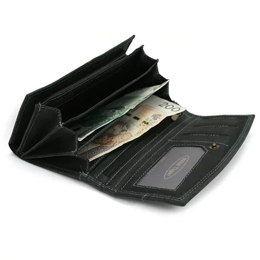 WILD Valódi bőr brifkó pénztárca
