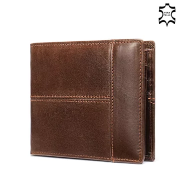 Elegáns valódi bőr férfi pénztárca