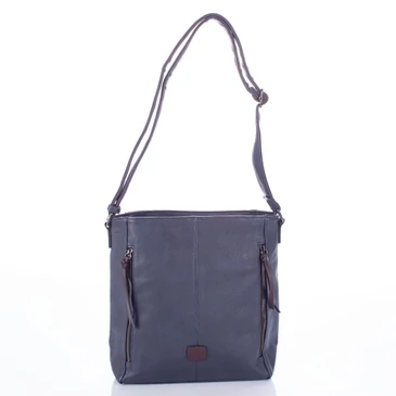 Sokzsebes női oldaltáska kék színben 