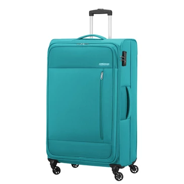 American Tourister Heat Wave Spinner bőrönd 80 cm Aqua Blue színben