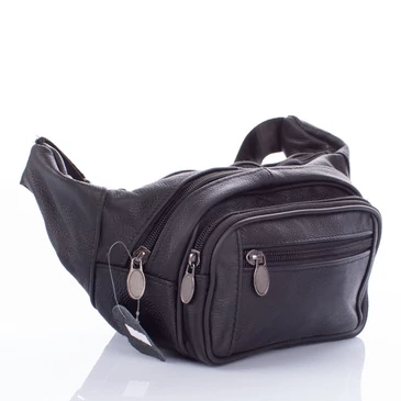 Valódi bőr övtáska barna színben