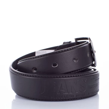 JEANS férfi öv fekete színben 115 cm