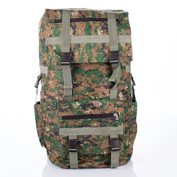 Nagyméretű Terepszínű túrahátizsák green camo 