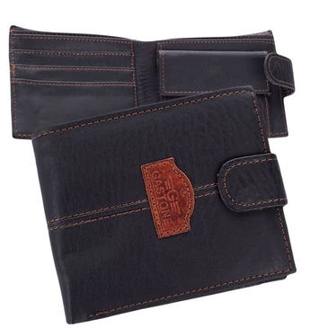 Barna színű Férfi pénztárca sötétbarna színben