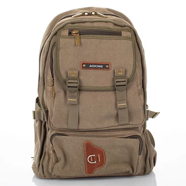 Nagyméretű AOKING Hátizsák khakizöld színben