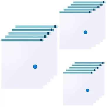 Bőröndrendező vákumzsák 15 darabos készlet