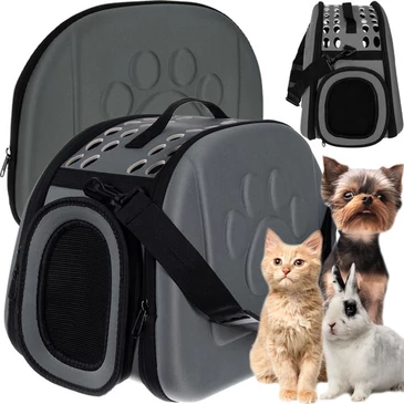 Kisállatszállító táska kutyáknak / macskáknak szürke