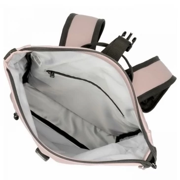 Rózsaszín vízálló többzsebes hátizsák