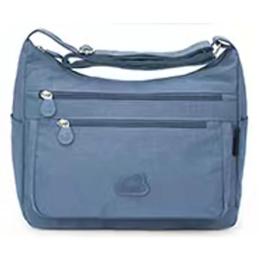 Angel sokzsebes női oldaltáska jeans