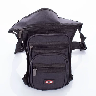 Fekete színű combtáska 