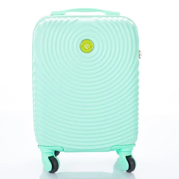 LEONARDO DA VINCI Bőrönd kabin XS méret kivehető kerékkel Keményfalú WIZZ ingyenes kabinbőrönd