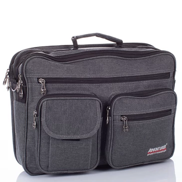 AdventureR Férfi válltáska szürke színben 