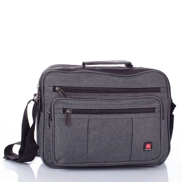AdventureR Férfi válltáska szürke színben 