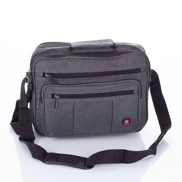 AdventureR Férfi válltáska szürke színben 