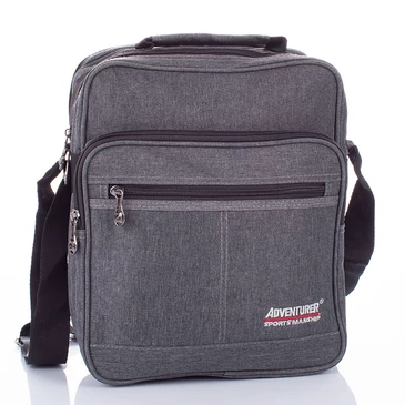 AdventureR Férfi válltáska szürke színben