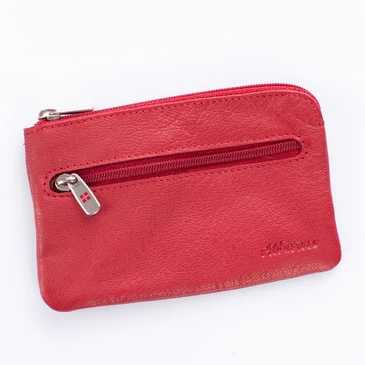 Albatross Valódi bőr Kulcstartó piros színben