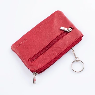 Albatross Valódi bőr Kulcstartó piros színben