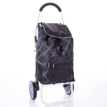 Nagyméretű ultrakönnyű összehajtható gurulós bevásárlókocsi 