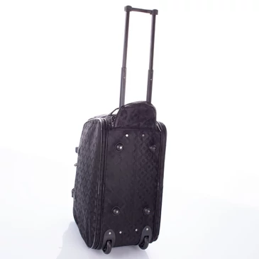 Gurulós utazó táska fekete színben