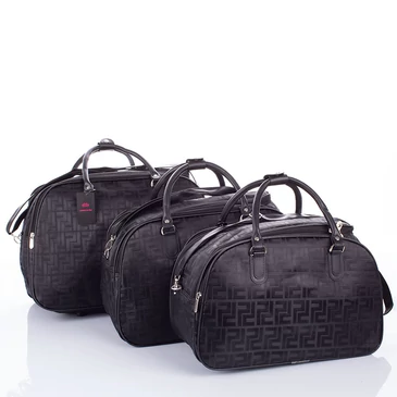 Utazótáska szett fekete színben