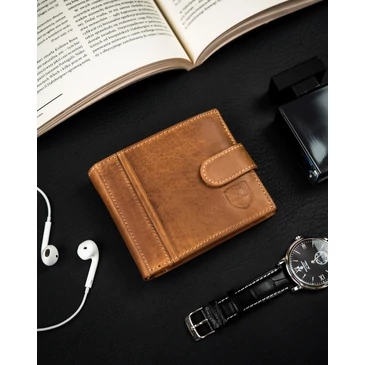 Férfi bőr kártyatárca RFID védelemmel - Peterson