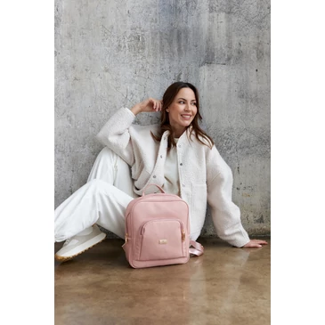 Peterson Rózsaszín Női Hátizsák