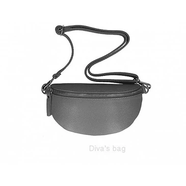 Valódi bőr női övtáska szürke színben TR213 Gray