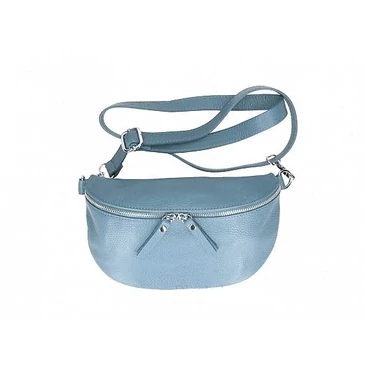Valódi bőr Övtáska TR259 Világoskék