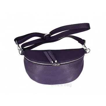 Valódi bőr Övtáska TR259 Lila