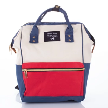 RYANAIR WIZZAIR KÉZIPOGGYÁSZ MÉRETŰ  HÁTIZSÁK 39 x 25 x 16 cm Kék-Fehér-Piros színben