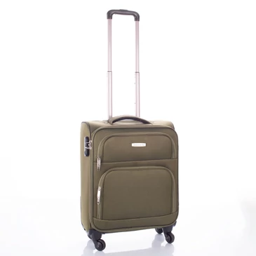 Leonardo Da Vinci  WIZZAIR RYANAIR méretű kabinbőrönd 55 x 40 x 20 cm vadász zöld színben