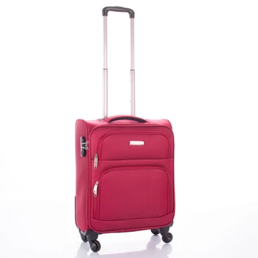 Leonardo Da Vinci  WIZZAIR RYANAIR méretű kabinbőrönd 55 x 40 x 20 cm bordó színben