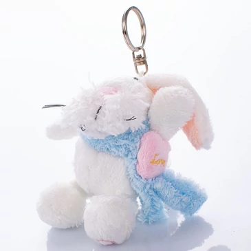 Nyuszis kulcstartó táskadísz