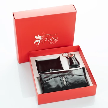 Fairy Crystal köves pénztárca kártyatartó kulcstartó ajándékcsomag